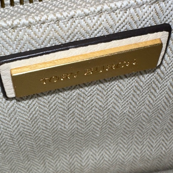 Tory Burch New Cream Leather Britten Shoulder Bag - Picture 10 of 16